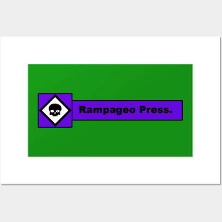 Rampageo Press Logo Posters and Art